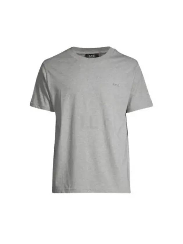 Standard Brode Logo Short Sleeve T-Shirt Grey - A.P.C. - BALAAN 2