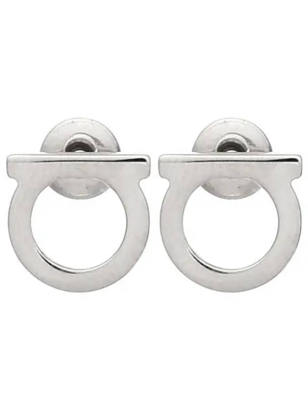 Gancini Earings Silver - SALVATORE FERRAGAMO - BALAAN 2