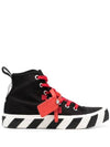 arrow motif high-top sneakers OMIA119S23FAB0011025 - OFF WHITE - BALAAN 1