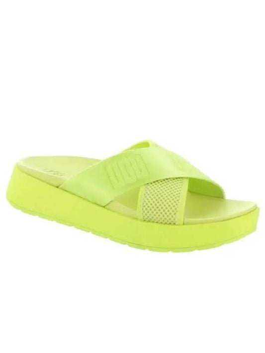 Women's Green EMILY Mesh Slide Slippers 1119491 - UGG - BALAAN 1