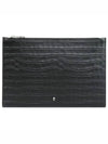 Skull Embossed Clutch Bag Black - ALEXANDER MCQUEEN - BALAAN 2