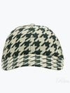 Houndstooth pattern cotton cap - BURBERRY - BALAAN 2