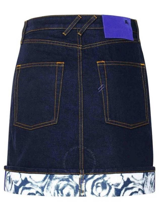 Japanese Denim Mini Skirt 8080921 - BURBERRY - BALAAN 3