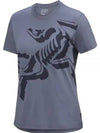 Bird Cotton Short Sleeve T-Shirt Blue - ARC'TERYX - BALAAN 2