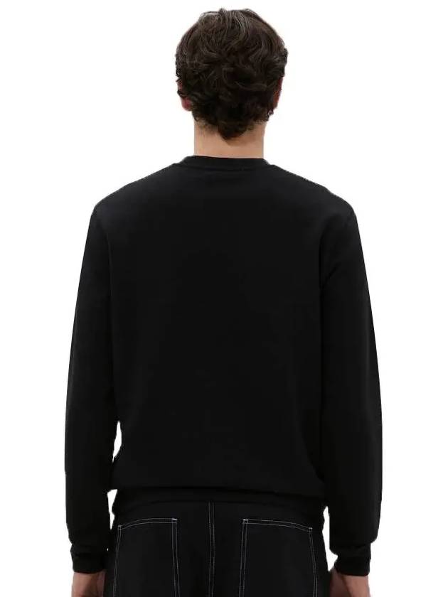 Milano Logo Print Sweatshirt Black - MSGM - BALAAN 8