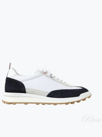 Suede Tech Runner MFD180B 03050 7XTMN5SN004AS - THOM BROWNE - BALAAN 1