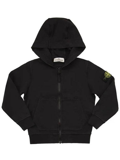 Kids Wappen Patch Hooded Jacket Black - STONE ISLAND - BALAAN 2