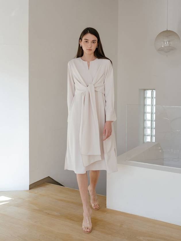 ivory overlay dress - YOUNESS - BALAAN 2