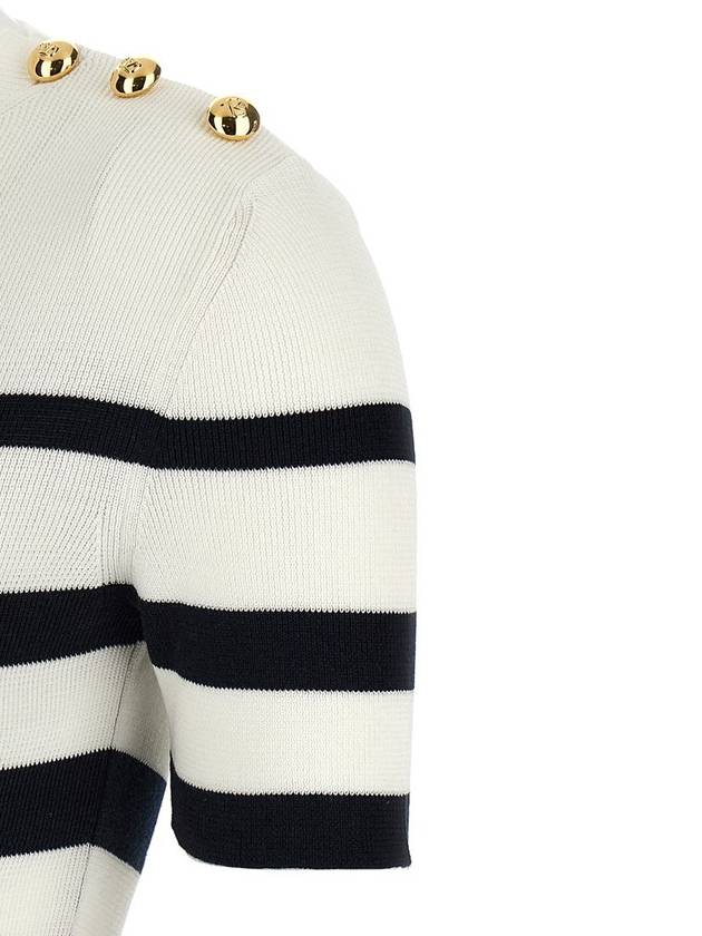 Valentino Garavani Valentino Striped Sweater - VALENTINO - BALAAN 4