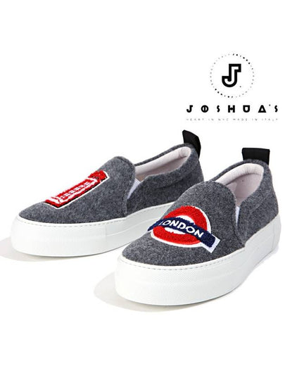 London Patch Slip-On Grey - JOSHUA SANDERS - BALAAN 2