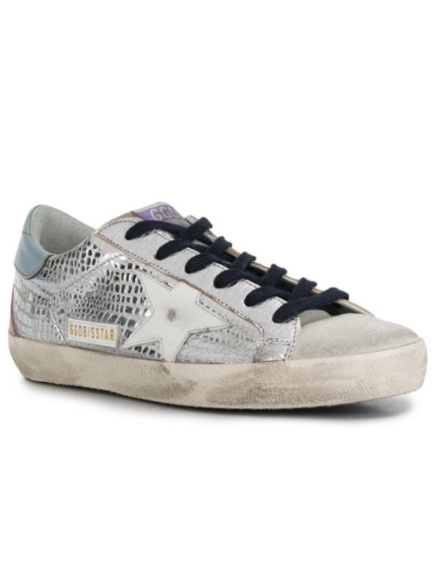 Superstar Laminate Low Top Sneakers Silver - GOLDEN GOOSE - BALAAN 3