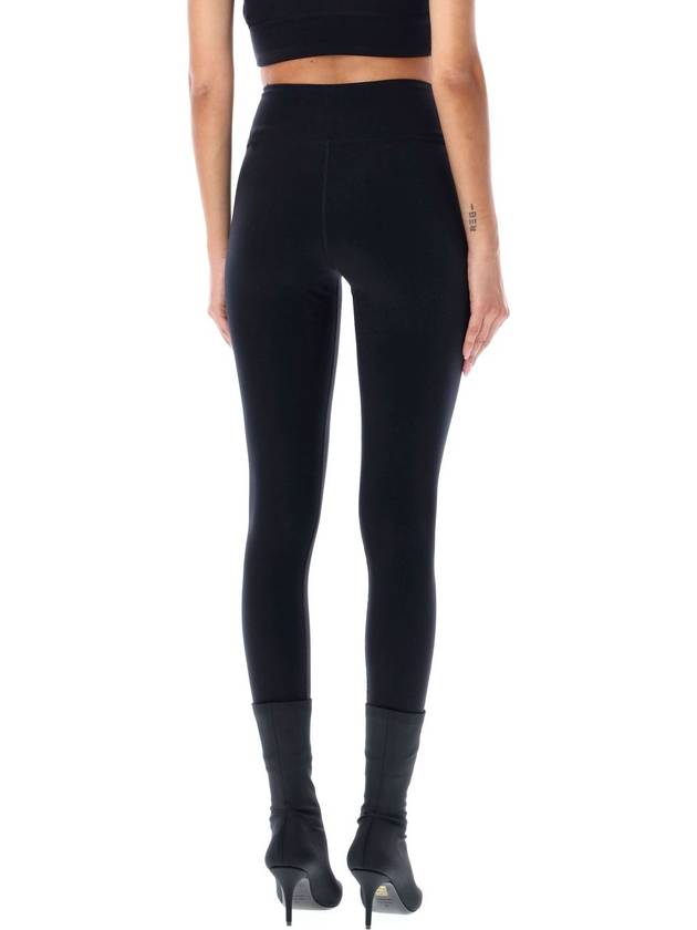 reflective logo leggings black - BALENCIAGA - BALAAN 3