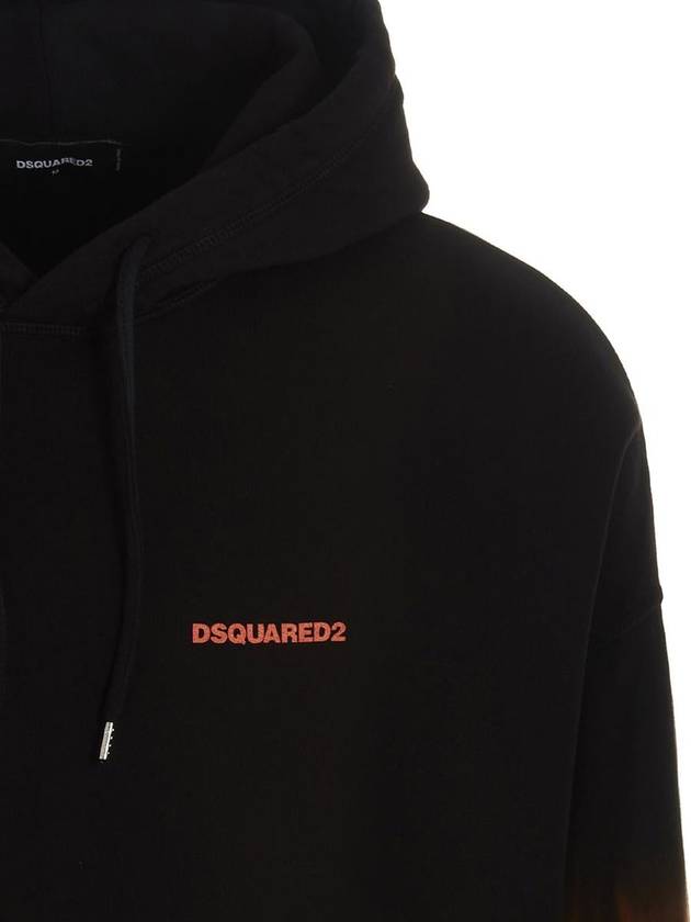 SS Sweatshirt con cappuccio D2 Flame S74GU0668S25030962A - DSQUARED2 - BALAAN 4