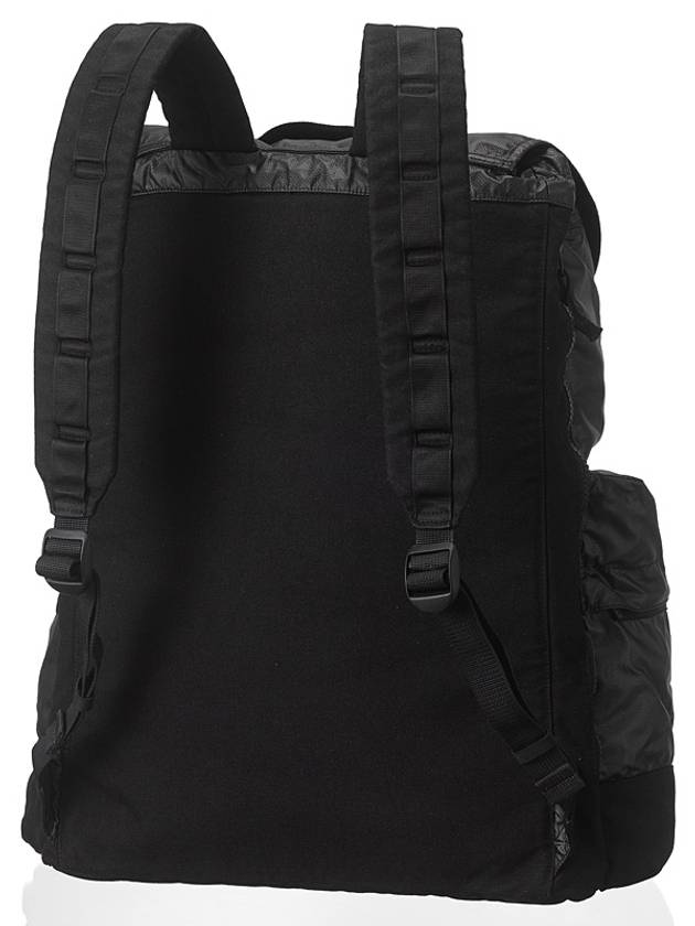 Muslin gummata canvas backpack black - STONE ISLAND - BALAAN 4