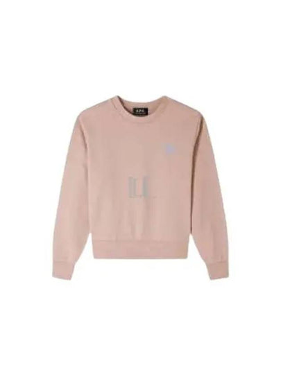 Rue Madame Cotton Sweatshirt Pink - A.P.C. - BALAAN 2