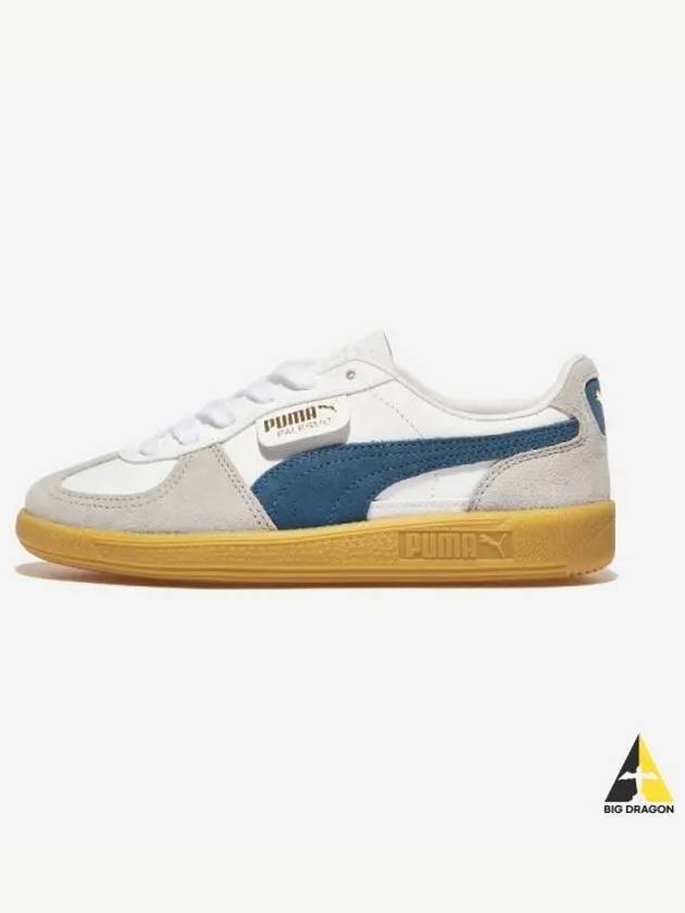 Palermo Leather White Blue Horizon Gum - PUMA - BALAAN 1