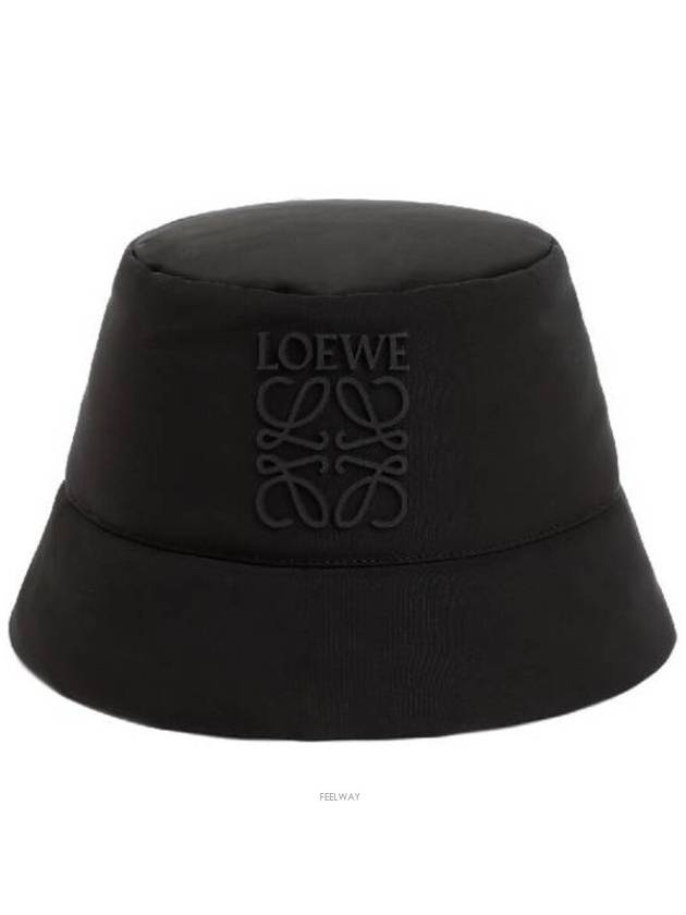 Puffer Nylon Bucket Hat Black - LOEWE - BALAAN 2