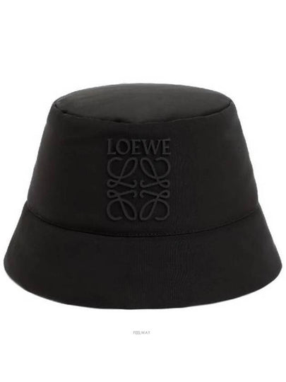 Puffer Nylon Bucket Hat Black - LOEWE - BALAAN 2