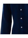 Pony Embroidered Linen Long Sleeve Shirt Navy - POLO RALPH LAUREN - BALAAN 5