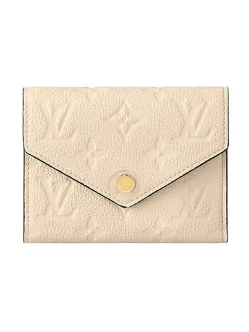 Victorine Leather Wallet Ivory - LOUIS VUITTON - BALAAN 1