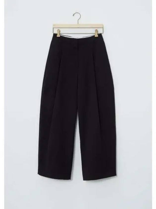 IDomestic shippingI 24 DORDONI SNW PEACHED COTTON TWILL BLACK 145 PANTS kr 204928 - STUDIO NICHOLSON - BALAAN 1