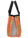 Darwen Striped Nylon Tote Bag Orange - ISABEL MARANT - BALAAN 4