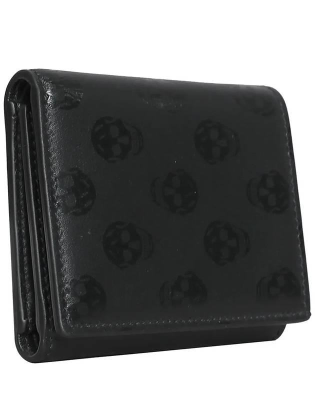 Skull Pattern Bicycle Wallet 683116 1AAAN 1000 - ALEXANDER MCQUEEN - BALAAN.