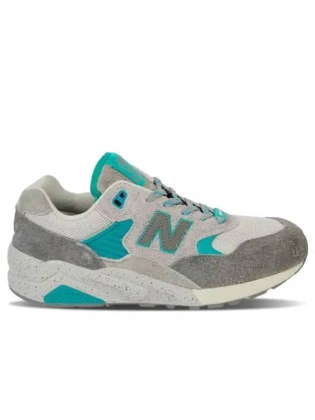 580 Low Top Sneakers Gargoyle Lapis Blue - NEW BALANCE - BALAAN 2