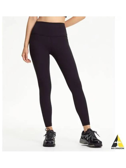 NBNSE4S052 WOMEN Ribbed 27 inch leggings BLACK - NEW BALANCE - BALAAN 1