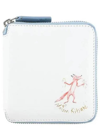 Unisex Oliflower Half Wallet 270488 - MAISON KITSUNE - BALAAN 1