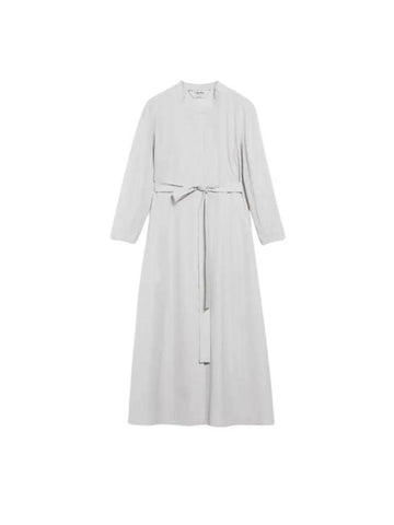 Cloe Cotton Long Dress Ice - MAX MARA - BALAAN 1