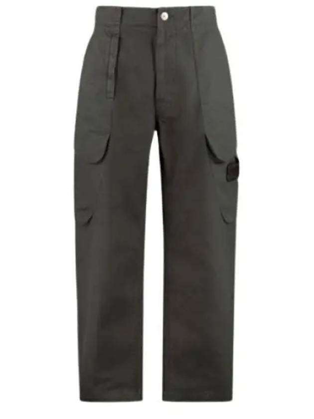 Shadow Project Cotton Nylon Cargo Straight Pants Green - STONE ISLAND - BALAAN 2