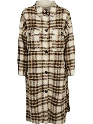 22FW Pontage Check Long Coat Ecourt MA1298 22A012E 23EC Other 271304 - ISABEL MARANT - BALAAN 1