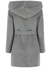 22SS TONDO wool hooded coat gray 60860319 051 - MAX MARA - BALAAN 3