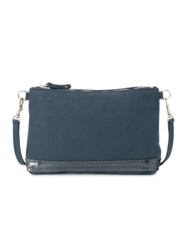 Women's Zipper Clutch Bag Navy - VANESSA BRUNO - BALAAN 2