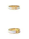 Clic H Bracelet Gold Blanc - HERMES - BALAAN 5