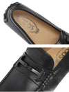 Men's City Gommino Leather Driving Shoes Black - TOD'S - BALAAN 5
