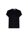 Monilli Jersey Short Sleeve T-Shirt Black - BRUNELLO CUCINELLI - BALAAN 2