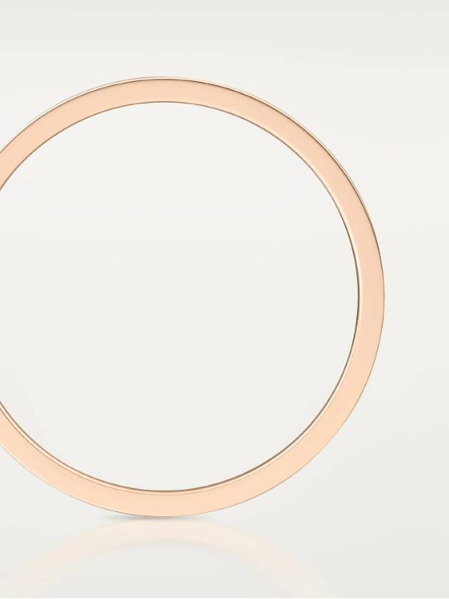 Love Wedding Band Ring Pink Gold - CARTIER - BALAAN 7