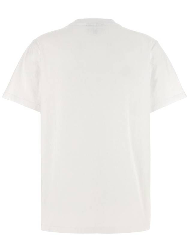 Logo Print Short Sleeve T-Shirt White - GANNI - BALAAN 2