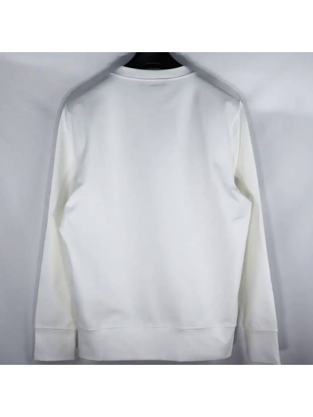 Logo Print Cotton Sweatshirt White - KITON - BALAAN 7