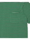 STRIPED POCKET LOOSE T SHIRT GREEN - ROLLING STUDIOS - BALAAN 4