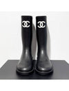 Boots Caoutchouc Black - CHANEL - BALAAN 5