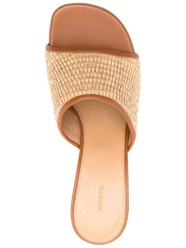 Chain Heel Raffia Woven Mule ANW42230A19592 - JW ANDERSON - BALAAN 5