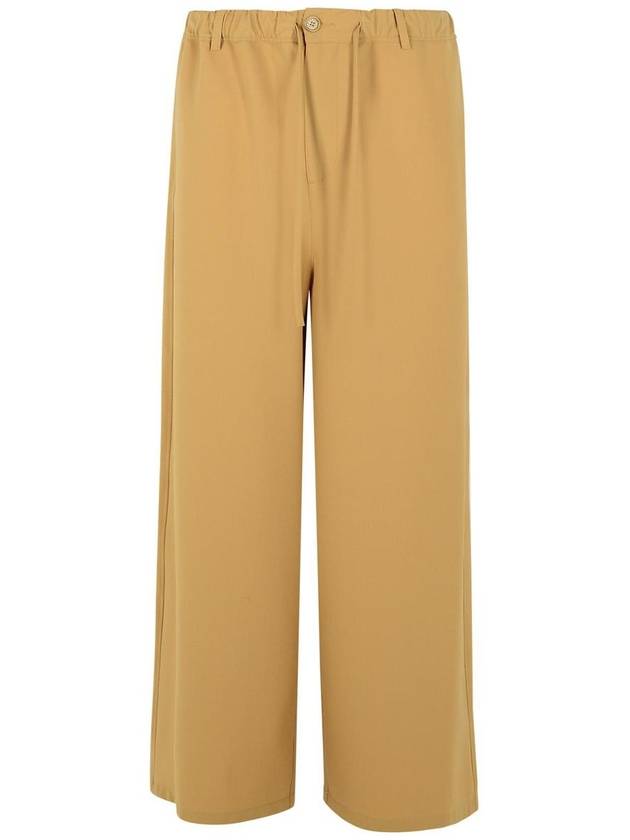 Marni Beige Virgin Wool Blend Trousers - MARNI - BALAAN 1