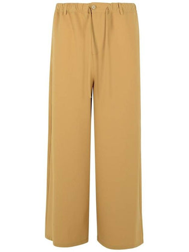 Marni Beige Virgin Wool Blend Trousers - MARNI - BALAAN 1