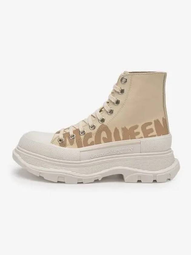 Tread Slick High Top Sneakers Beige - ALEXANDER MCQUEEN - BALAAN 2