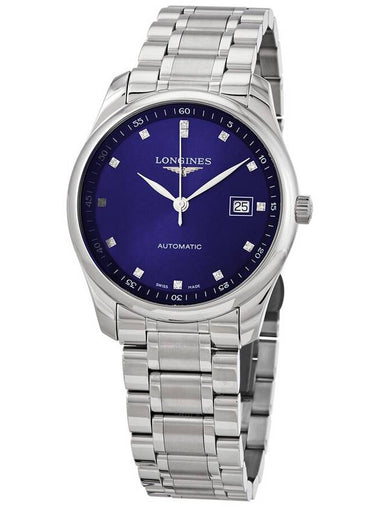 Longines Master Collection Automatic Chronometer Diamond Blue Dial Unisex Watch L27934976 - LONGINES - BALAAN 1