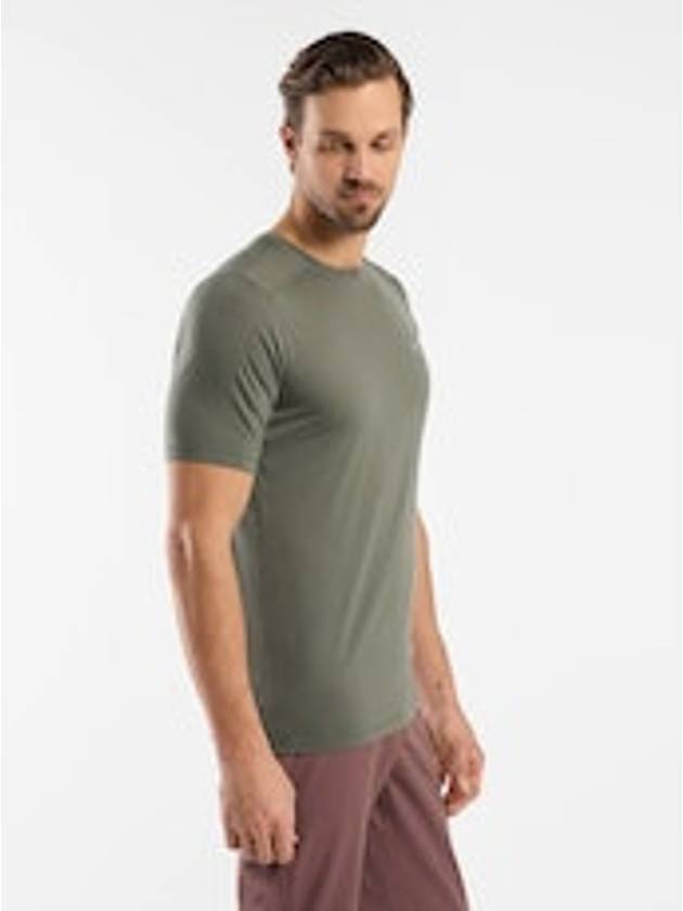 Men's Ionic Merino Wool Short Sleeve T-Shirt Green - ARC'TERYX - BALAAN 6