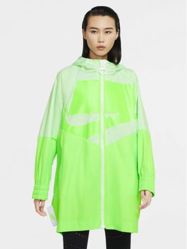 01CT0871376Women’sNSW Wind Runner Oversized JacketGreen Neon - NIKE - BALAAN 8